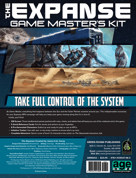 The Expanse Game Master's Kit -