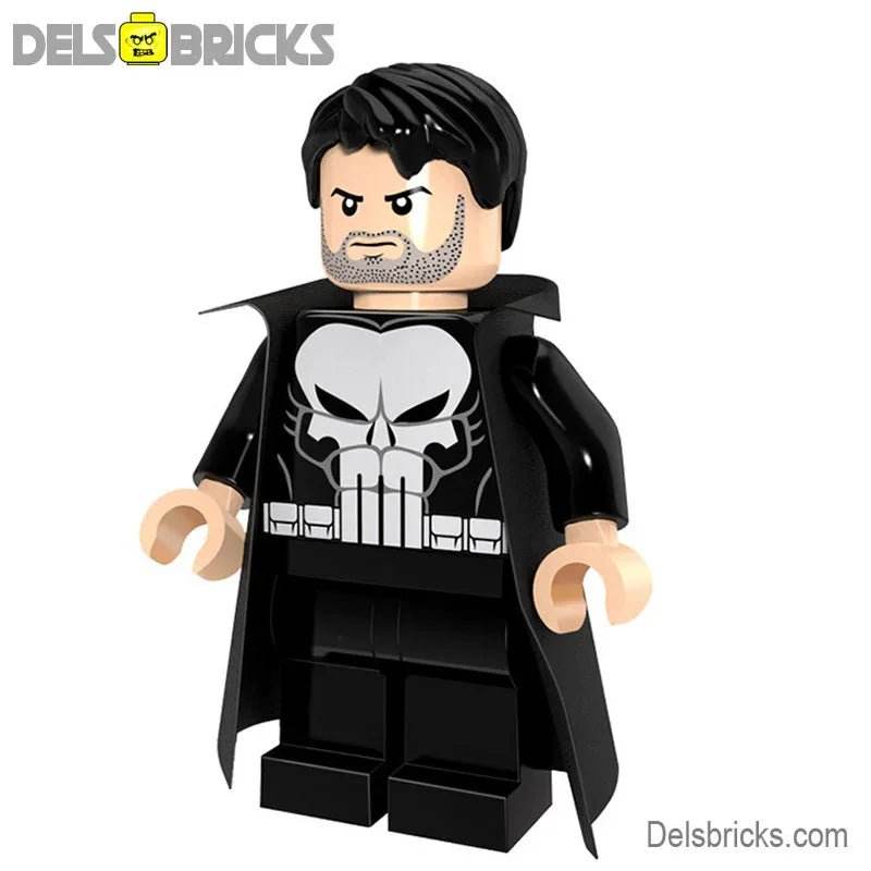The Punisher Frank Castle Lego Minifigures Custom Toys -