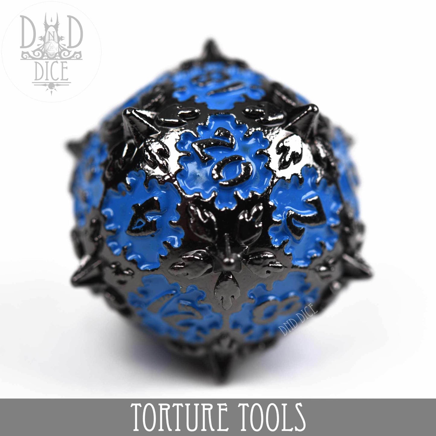 Torture Tools Blue - Metal Dice Set -