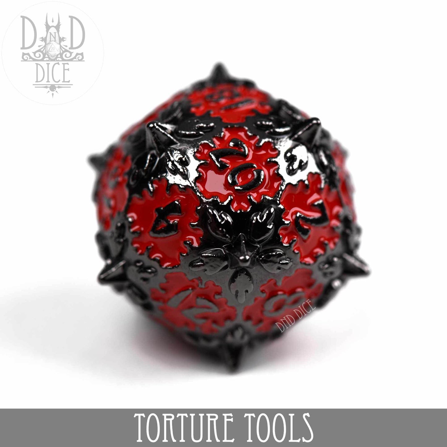 Torture Tools Red - Metal Dice Set -
