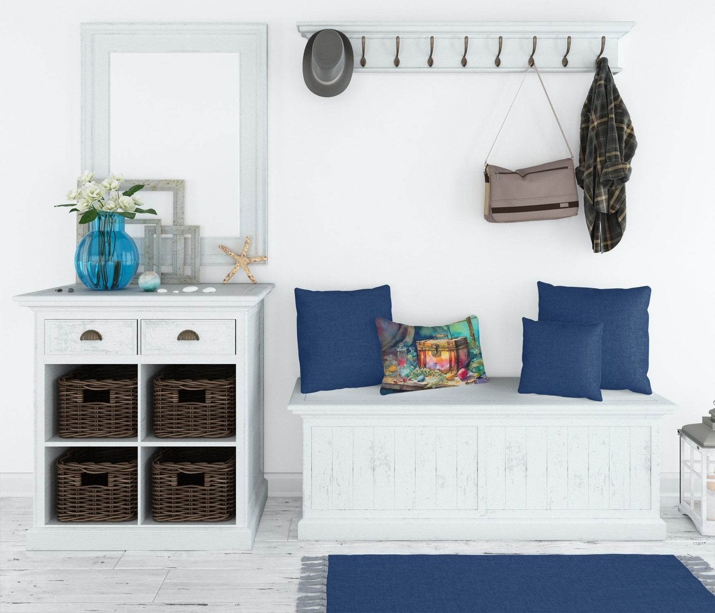 Treasure Chest Throw Pillow -