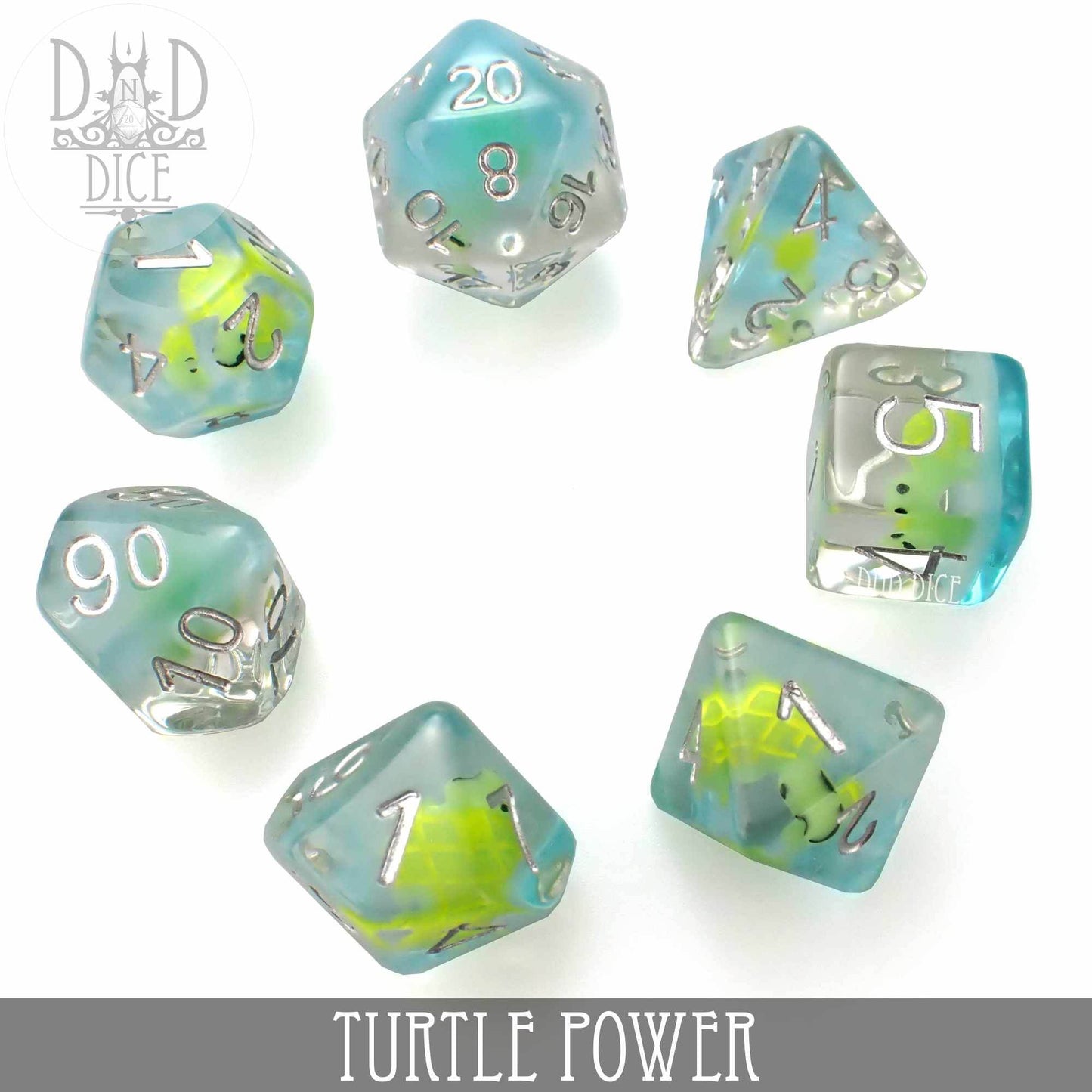 Turtle Power Dice Set -