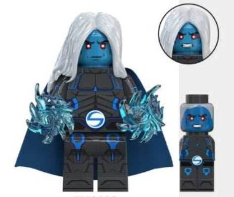 Black Superhero Powerhouse Minifigure -