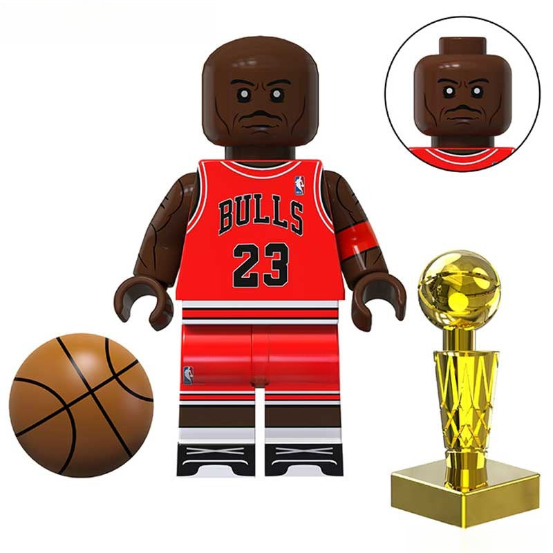 Michael Jordan Lego Minifigures Custom Toys Sports Icons NBA 3