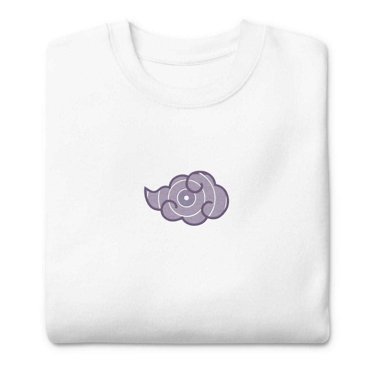 PAIN Cloud Embroidered Premium Crewneck Sweatshirt - Black / S