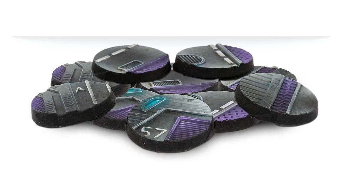 25mm Scenery Bases, Gamma Series -