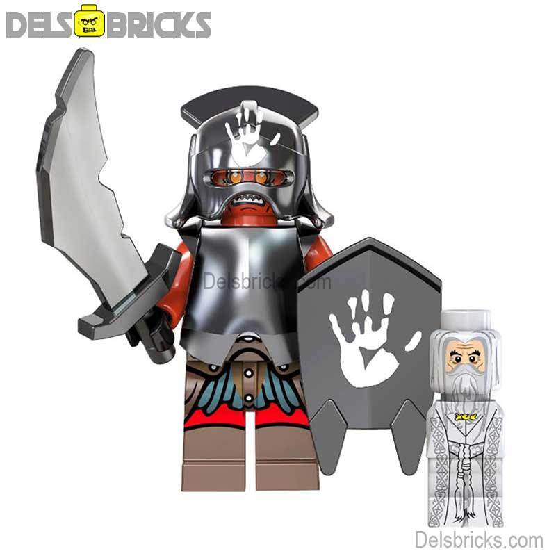 Uruk-hai from Lord of The Rings Lego Minifigures Custom Toys 1 -