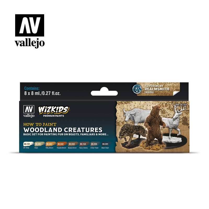 Wizkids Premium Paint Set: Woodland Creatures -