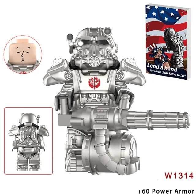 T60 Power Armor Silver -