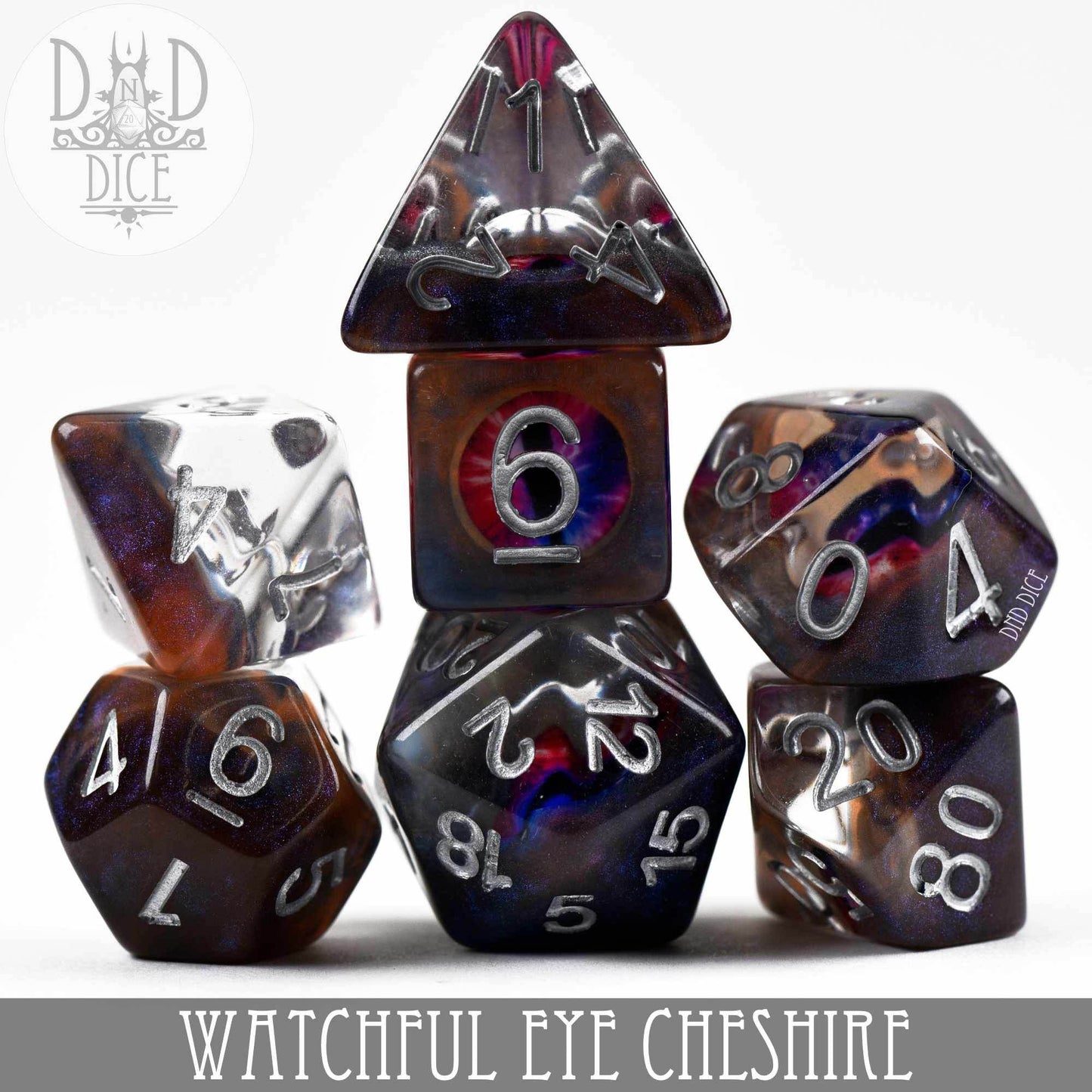 Watchful Eye - Cheshire Dice Set -