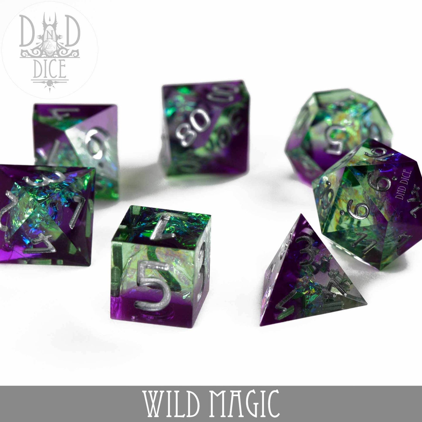 Wild Magic Handmade Dice Set -