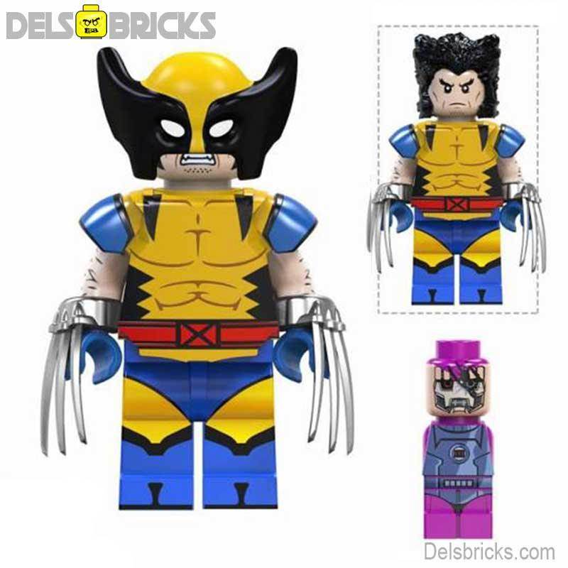 Wolverine From X-Men Classic Cartoon Lego Minifigures custom toys NEW -
