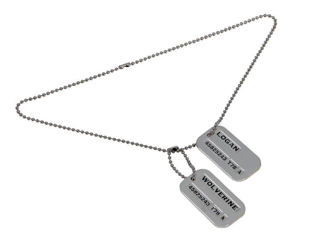 Wolverine Logan 2 Sided Dog Tag Necklace -
