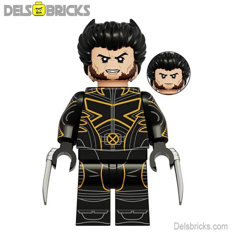 Wolverine Logan from X-Men & Deadpool movies Lego Marvel Minifigures toys -