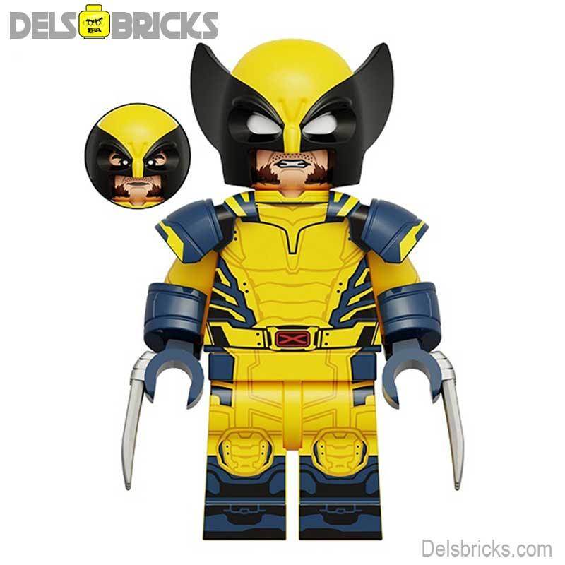 Wolverine Yellow & Blue Suit X-Men & Deadpool 3 Lego Marvel Minifigures NEW 1 -