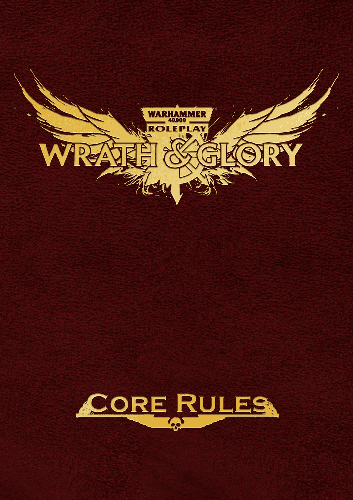 Wrath & Glory Core Rules Leatherette Red -