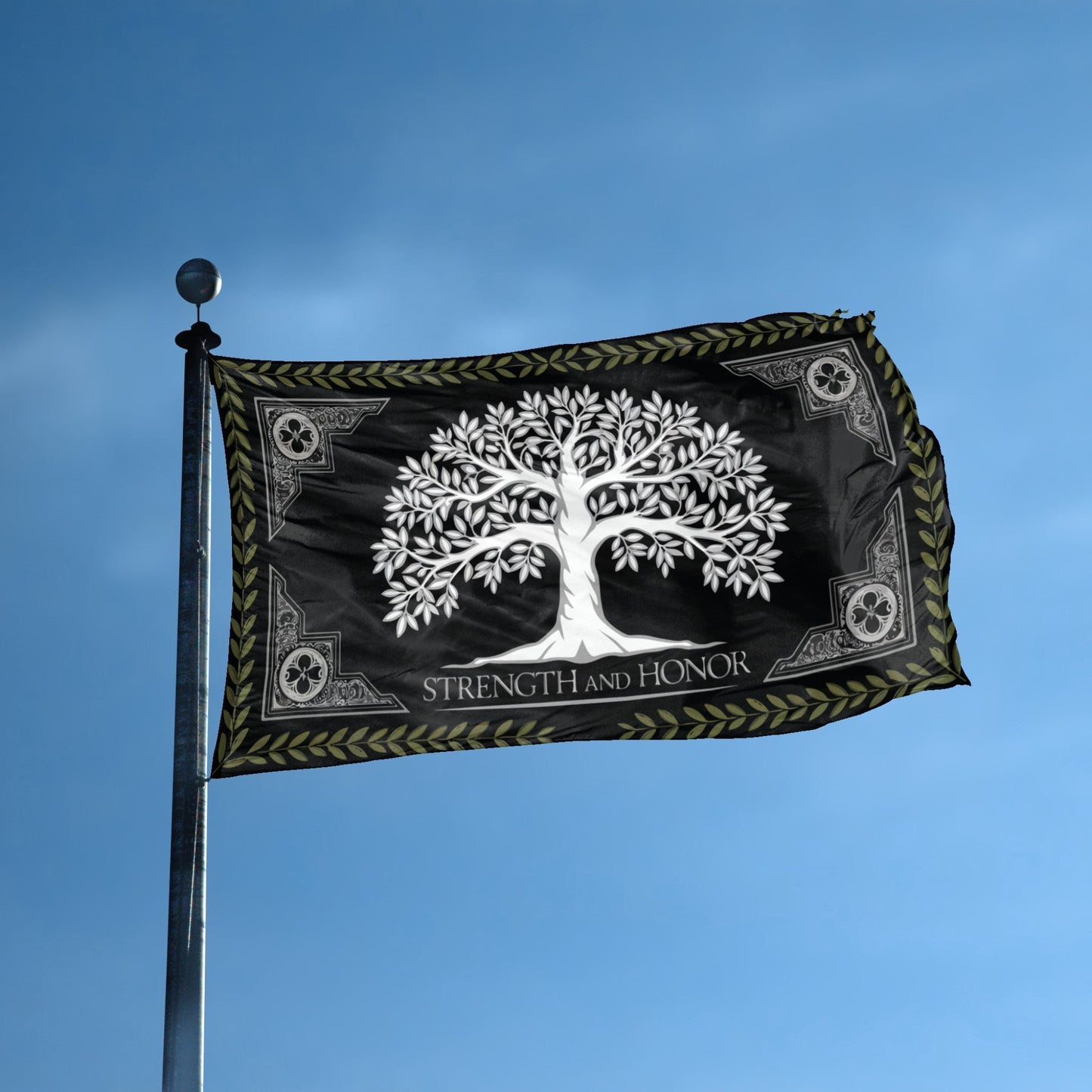 LOTR WTOG Strength And Honor Flag