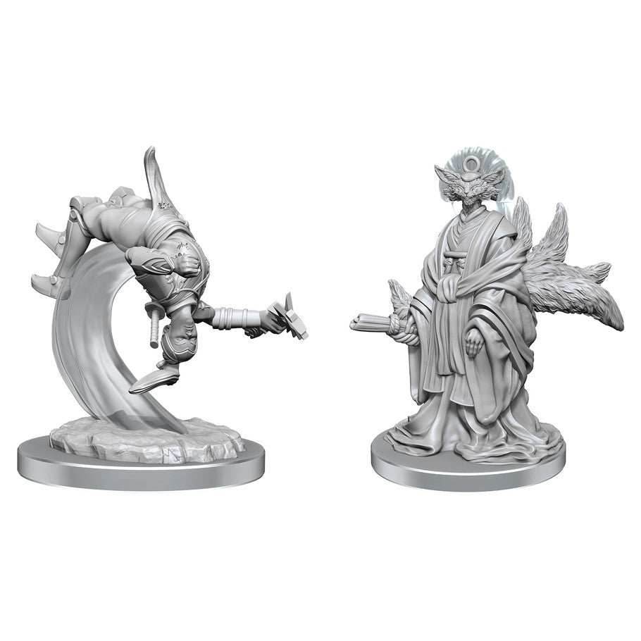 Magic: the Gathering - Unpainted Miniatures - Kotose & Light-Paws -