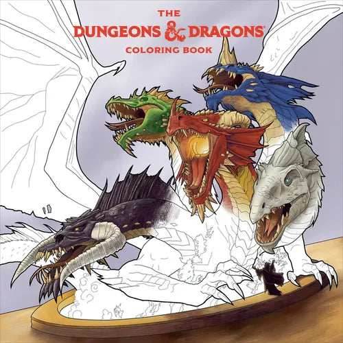 The Dungeons & Dragons Coloring Book: 80 Adventurous Line Drawings - Paperback -