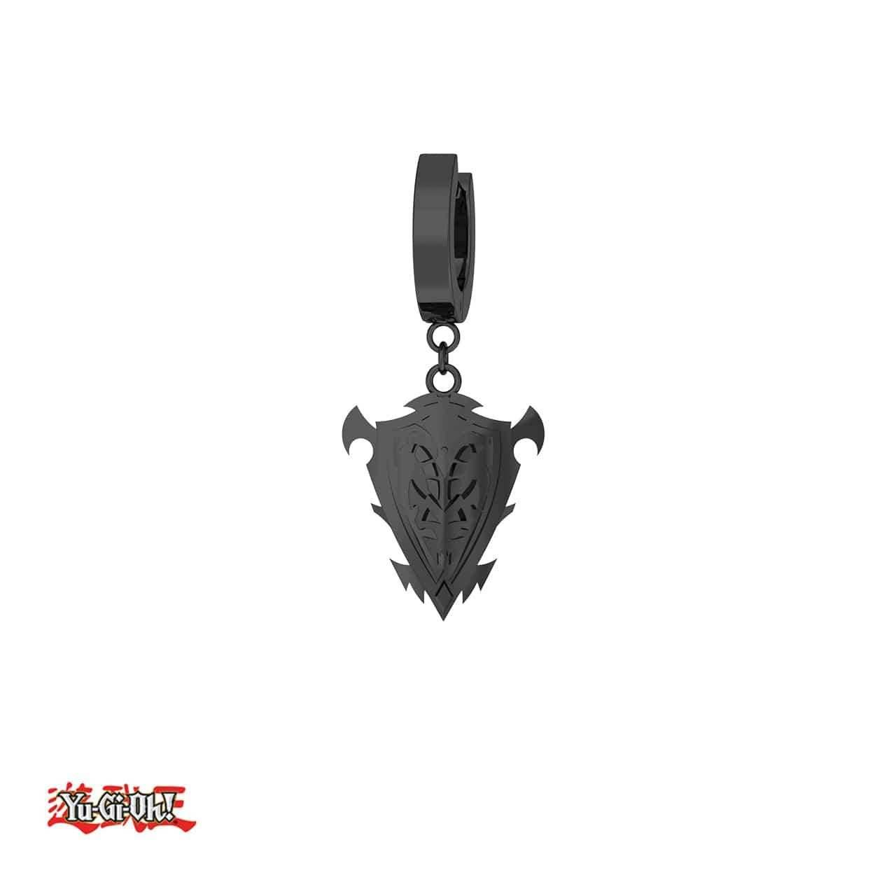 Yu-Gi-Oh!™ Black Luster Soldier Earrings - Black / Single Shield