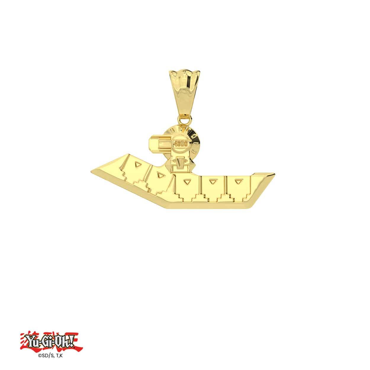 Yu-Gi-Oh!™ City Duel Disk Necklace - Gold