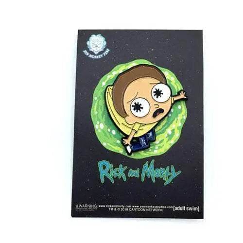 Zen Monkey: Hanging Lil' Morty - Rick and Morty Enamel Pin -