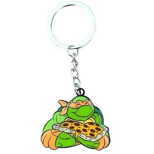 Zen Monkey: I Love Pizza, Dude! - Teenage Mutant Ninja Turtles Keychain -