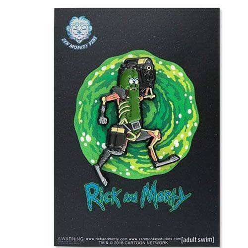 Zen Monkey: Pickle Rick's Laser Cannon - Rick and Morty Enamel Pin -