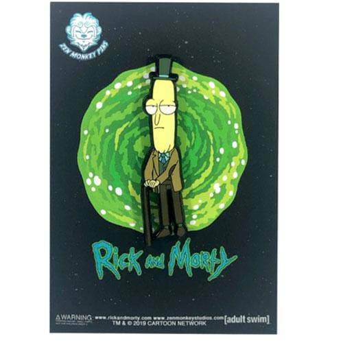 Zen Monkey: Professor Poopy Buttholel (SEASON 4 EPISODE 3) - Rick and Morty Enamel Pin -