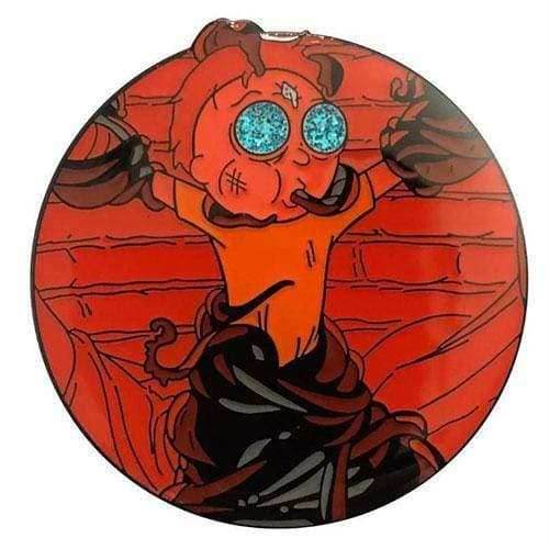 Zen Monkey: **SEASON 4 EPISODE 1** Death Crystal Bound Morty - Rick and Morty Enamel Pin -