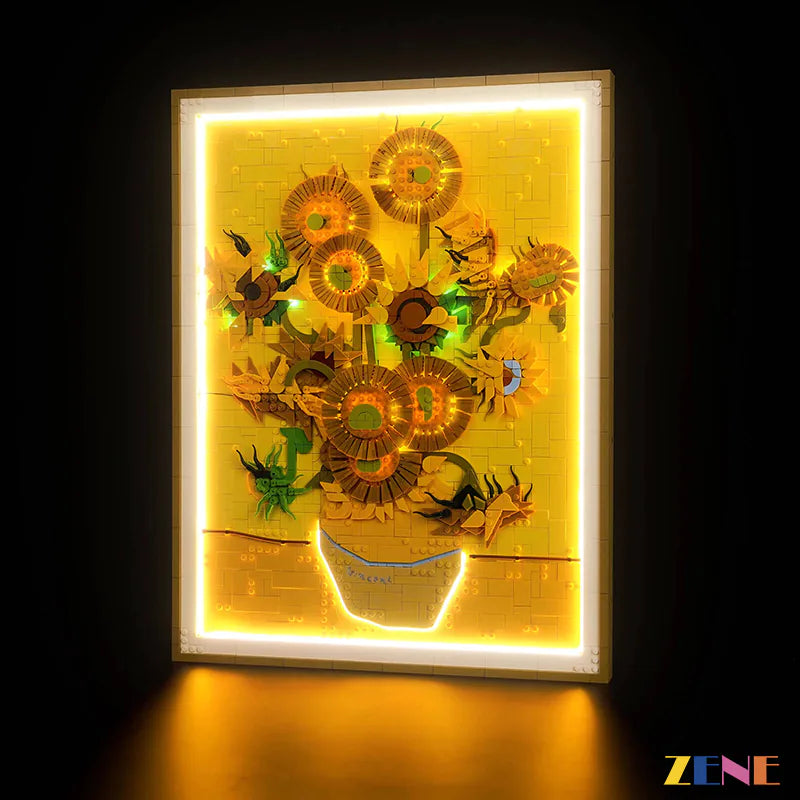 Light Kit for LEGO Vincent van Gogh Sunflowers Art #31215