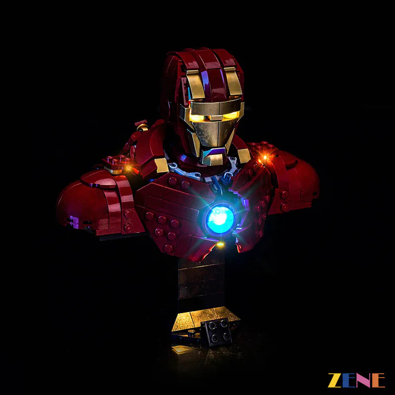 Light Kit for LEGO MK4 Iron Man Bust #76327