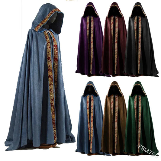 Unveiling the Medieval Hooded Cloak Costume