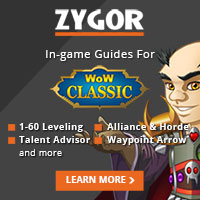 A Word from our sponsor Zygor's World of Warcraft Guides