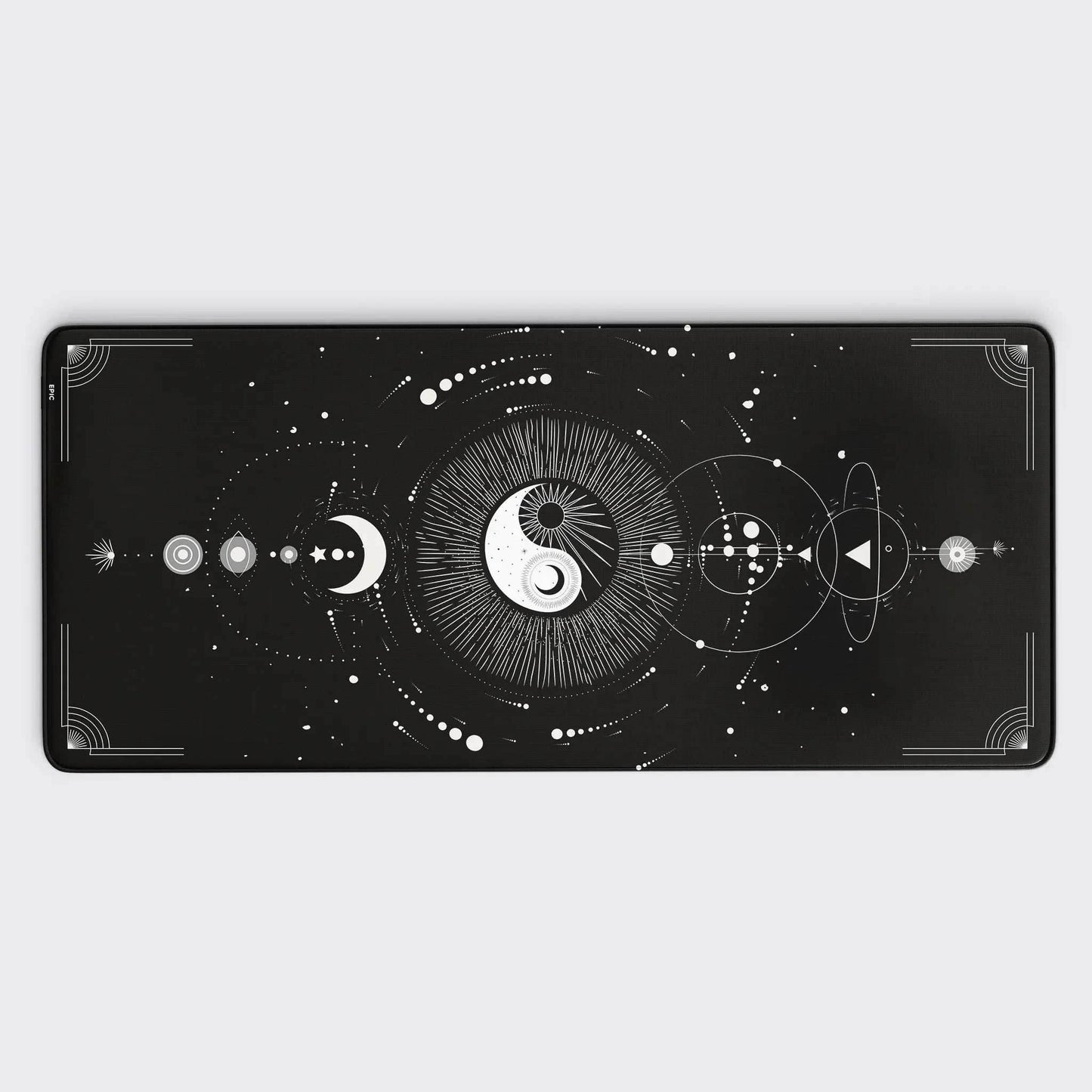 Black Yinyang Desk Pad - M (70 x 30cm)