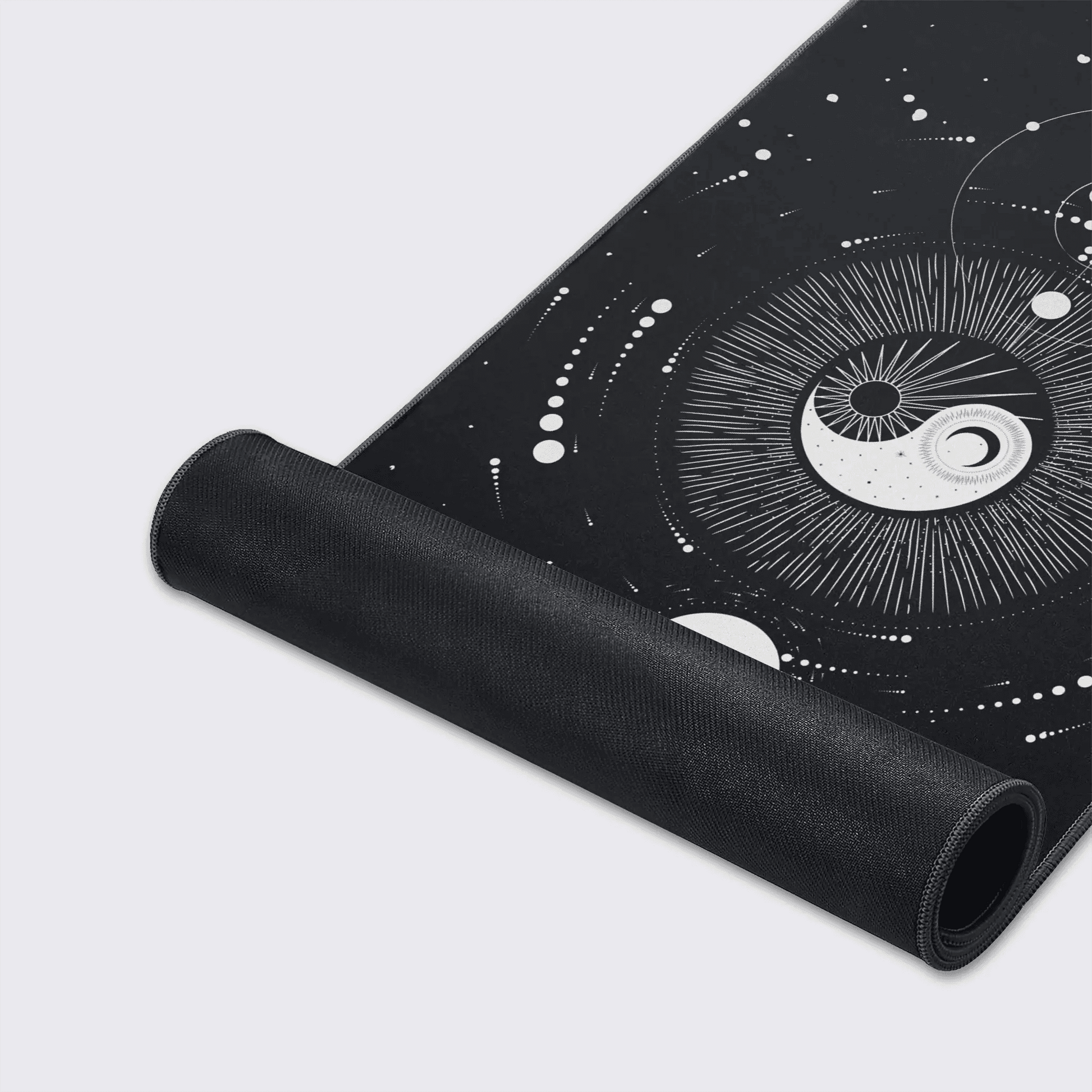 Black Yinyang Desk Pad - M (70 x 30cm)