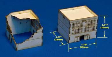3 Story Middle Eastern and Ruined Version (Matboard) - 285CSS004 - 