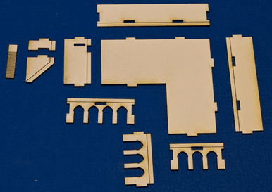 Middle Eastern Building (Matboard) - 285CSS006 - 