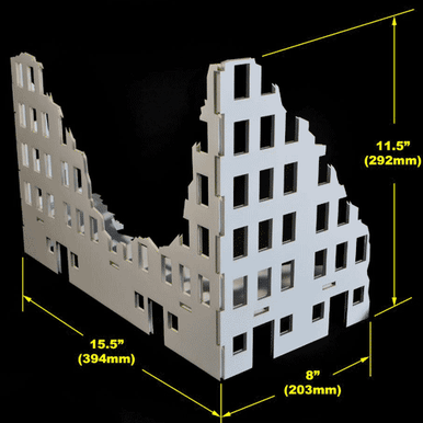 Ruined City Building - 28MMDF003 - 