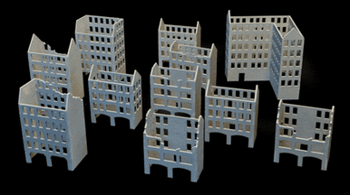 6mm Downtown Flats (Matboard) - 285CSS014 - 