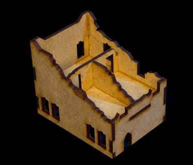 Damaged Building (MDF) - 15MMDF043 - 