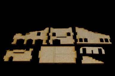 Damaged Building (MDF) - 15MMDF043 - 