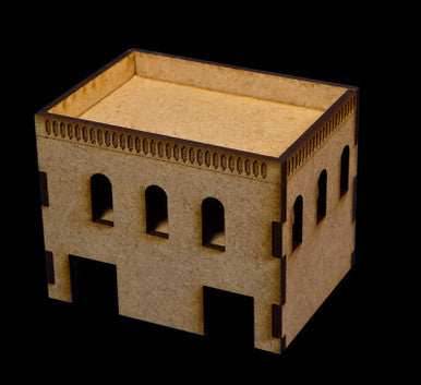 Middle East Two Story Building With Removable Roof (MDF) - 15MMDF020-R - 