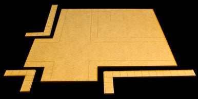 4 Way Intersection for Gas Station (MDF) - 15MMDF054 - 