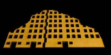 Ruined City Building - 28MMDF002 - 
