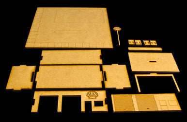 Gas Station (MDF) - 15MMDF053 - 