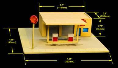 Gas Station (MDF) - 15MMDF053 - 