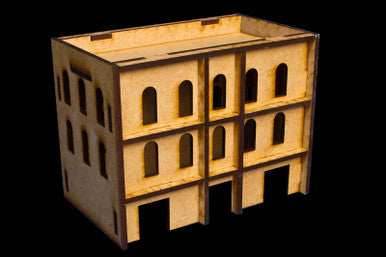 Middle East Three Story Building (MDF) - 15MMDF058 - 