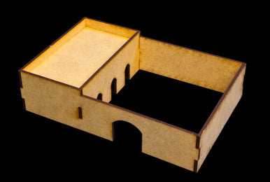 Walled Compound With Removable Roof (MDF) - 15MMDF034-R - 