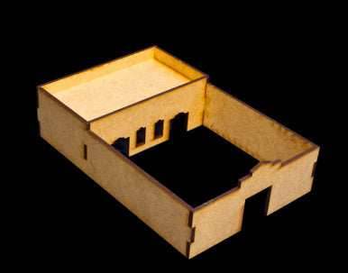 Walled Compound With Removable Roof (MDF) - 15MMDF035-R - 